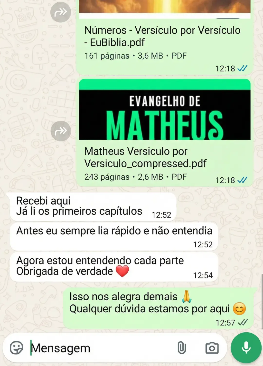 Depoimento de cliente 1